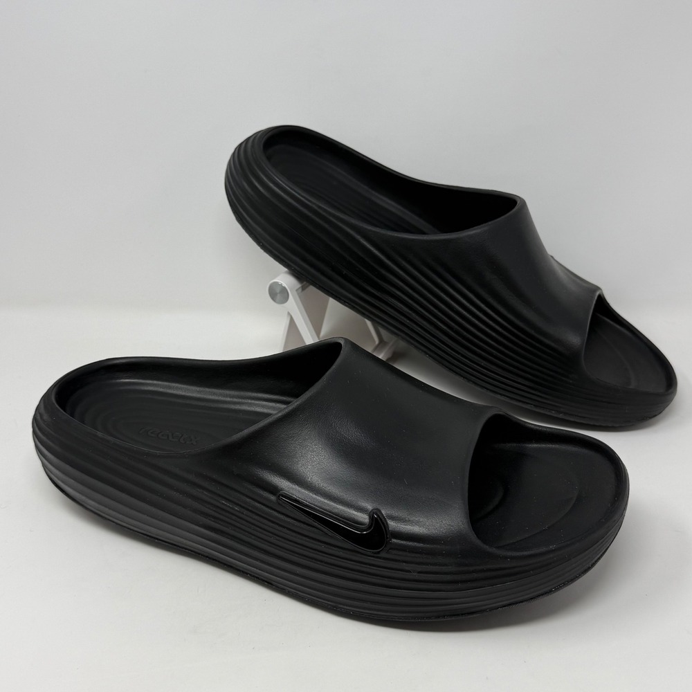 Nike ReactX Rejuven8 Slide Black HV4479-001 Men's Size 15